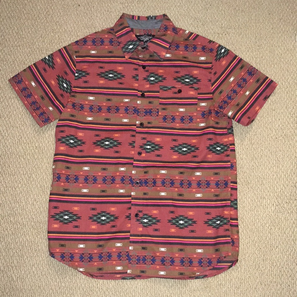Eighty Eight Short Sleeve Button Down Shirt
